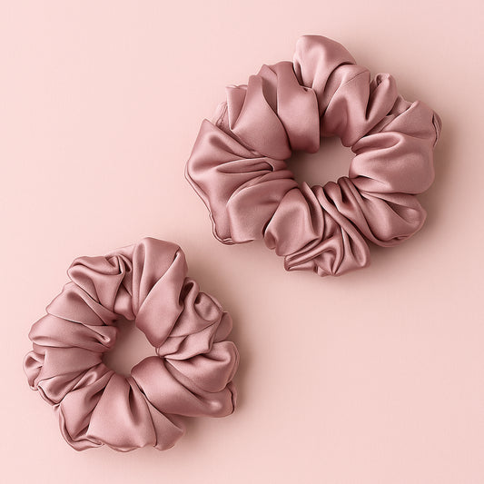 Scrunchies de Satín x2
